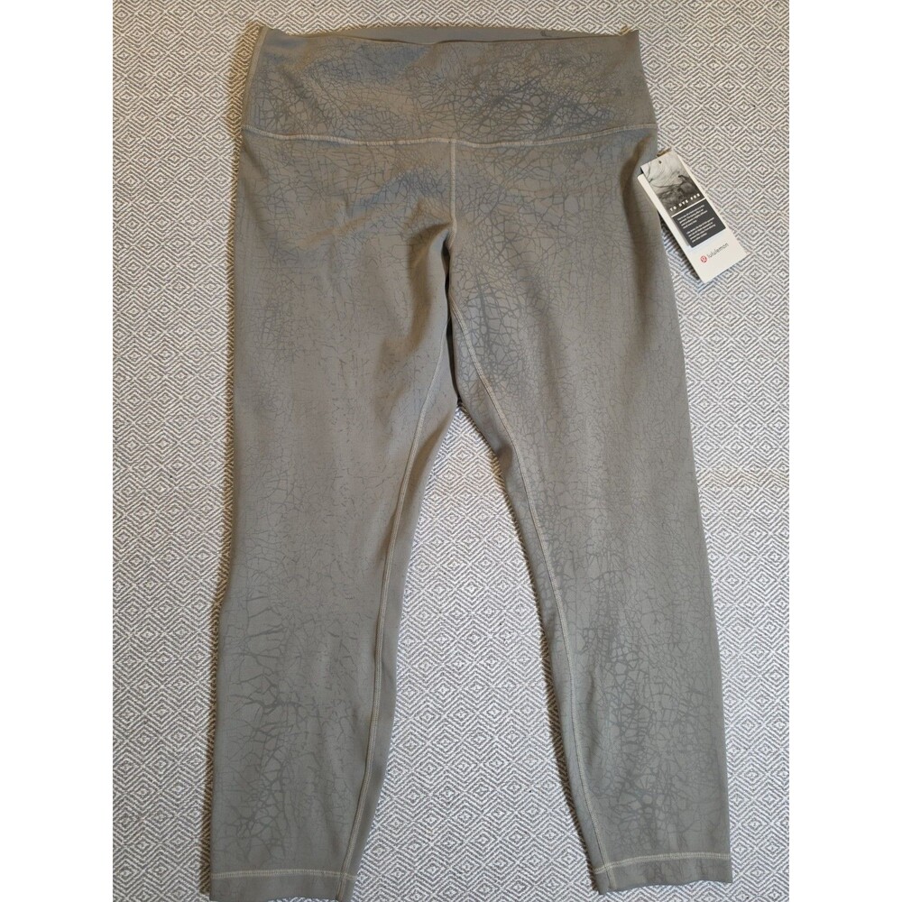 Lululemon Wunder Train High-Rise Tight 25” Size 14 Everlux Crackle Dye Leggings